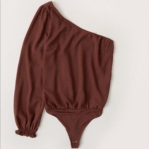 One shoulder bodysuit